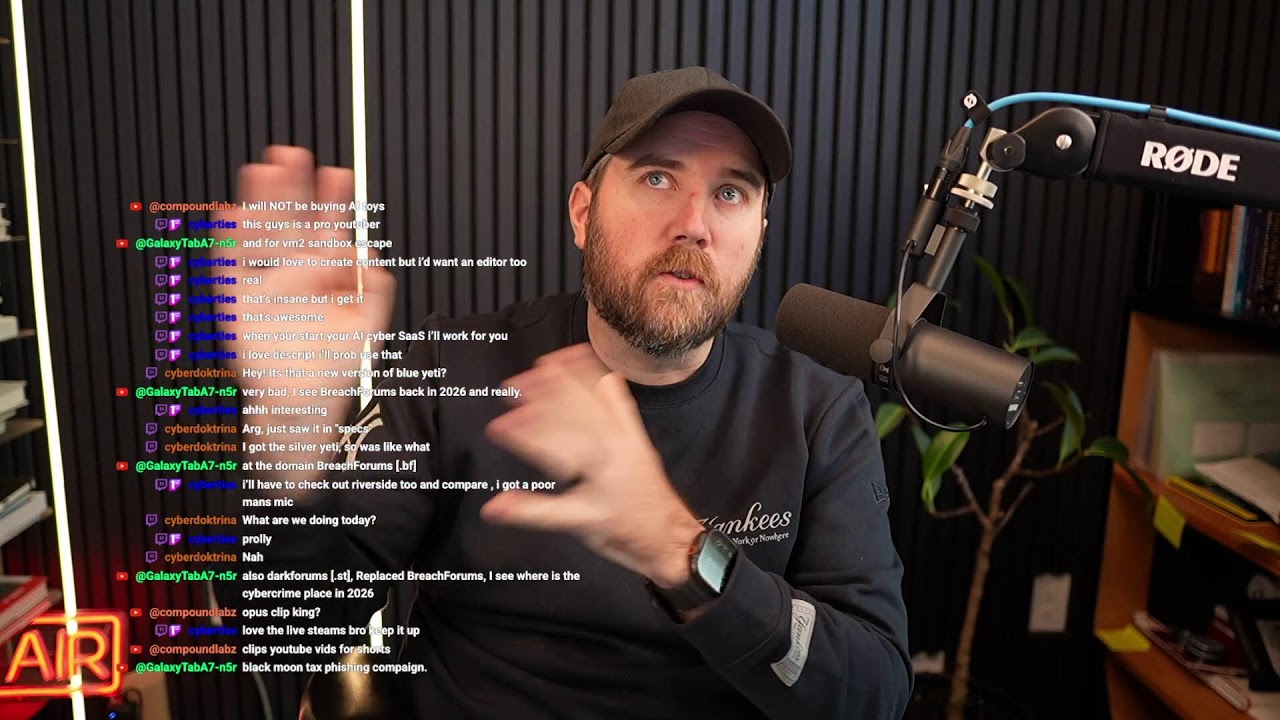 LIVE: This week in Cybersecurity w/ mattjay