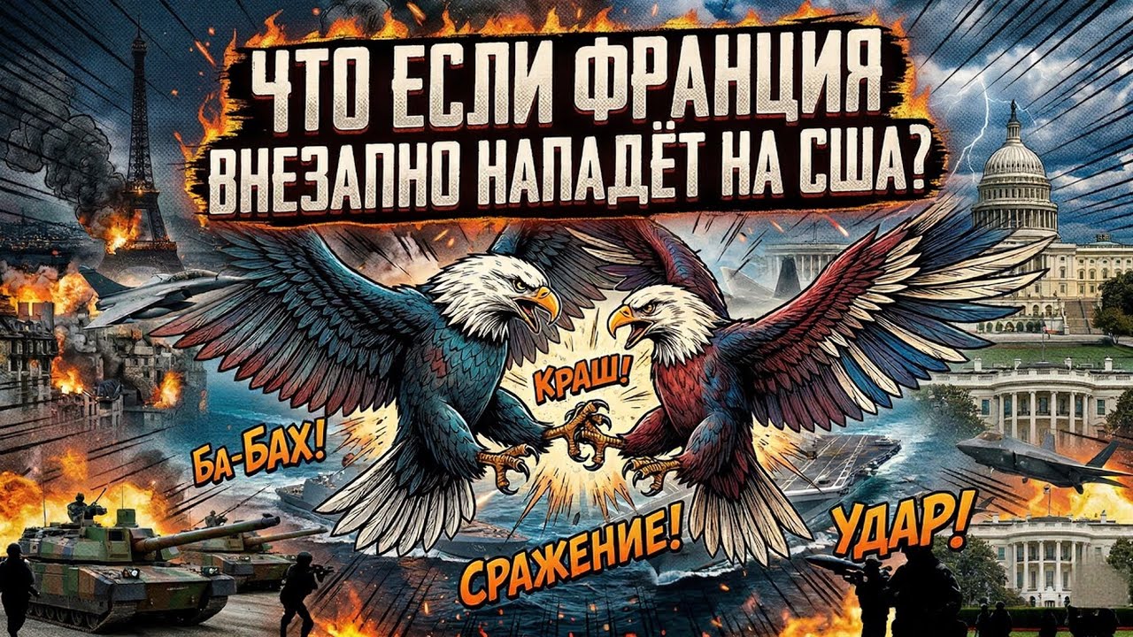 Что если Франция бросит вызов США? 🇫🇷⚔️🇺🇸 Большая геополитическая игра ♟️🌍