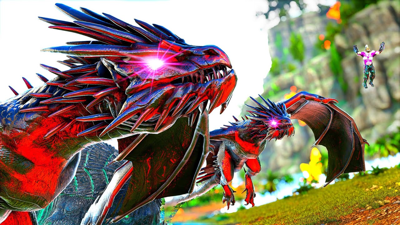 OS DRAGÕES DO CAOS DA TRIBO RIVAL SÃO OS MAIS IMPOSSIVEIS! Perdi!?.. ARK SURVIVAL EVOLVED PVP G.R