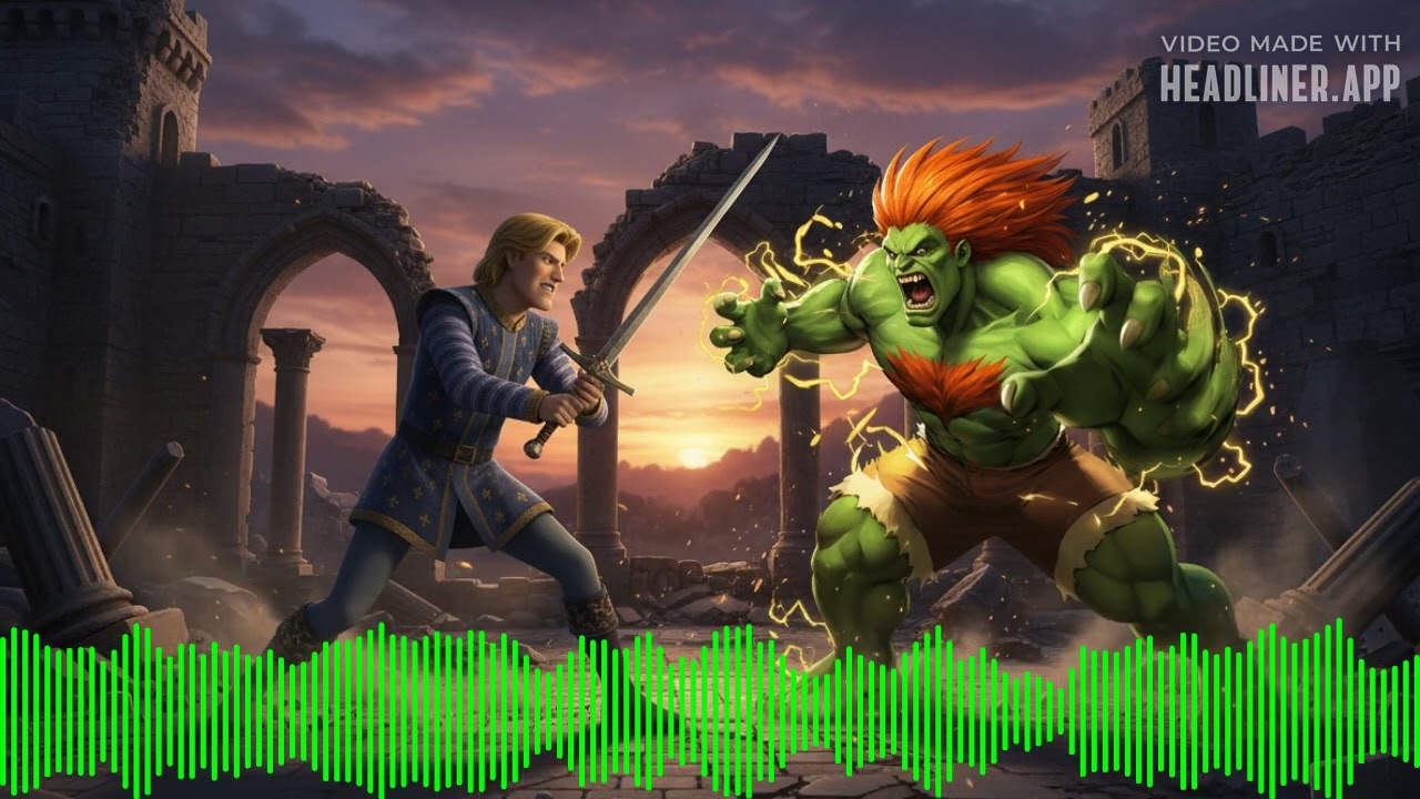 Shrek Smash nCrash Racing Prince Charming Voice Clips VS Street Fighter 6 Blankas Theme zilra zilra