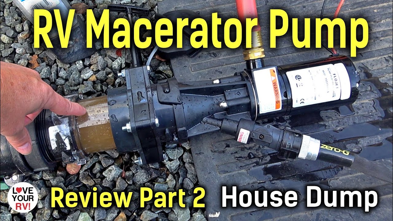 FlowJet RV Macerator Pump Review - Part 2 (Dumping at House Demo + Custom Hookup Port)