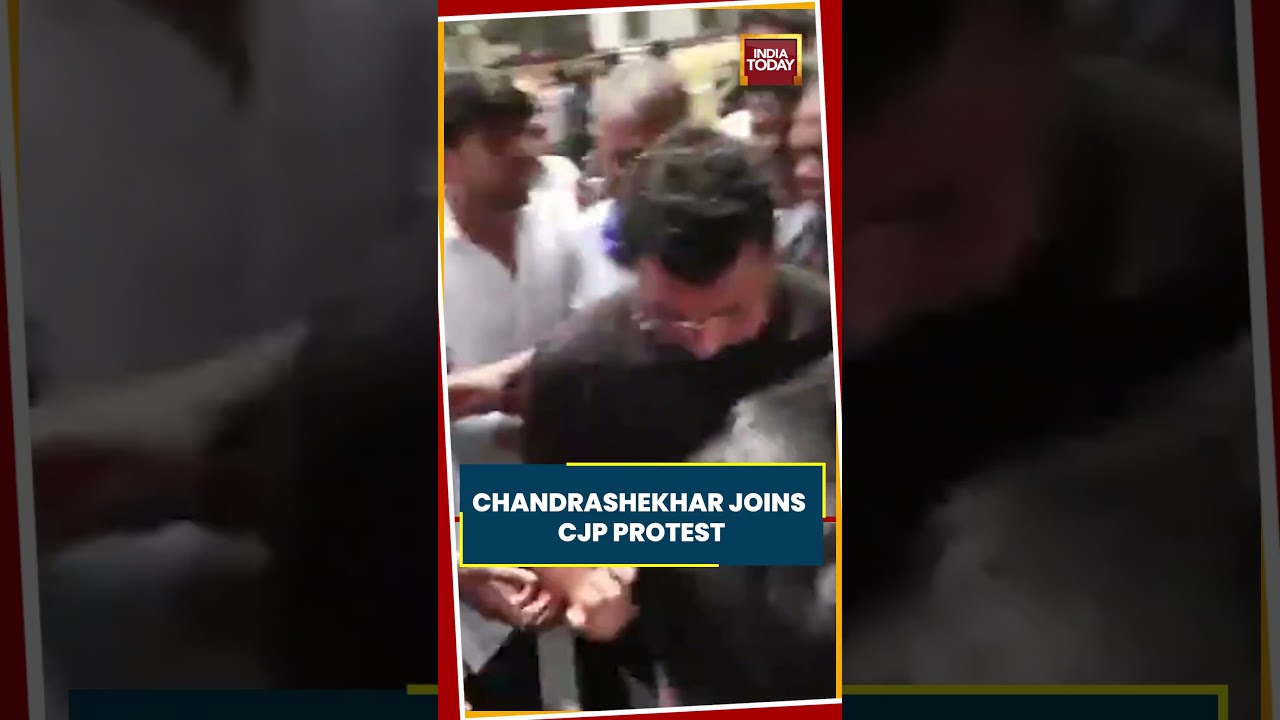 Chandrashekhar Aazad Joins CJP Leaders At Delhi Police Station Over Nishu Azad Case #cjp #sauravdas