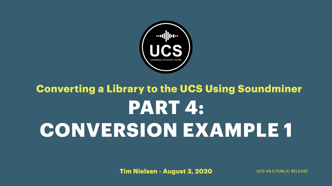 Using Soundminer to Build a UCS Library - 04. Example Conversion 1