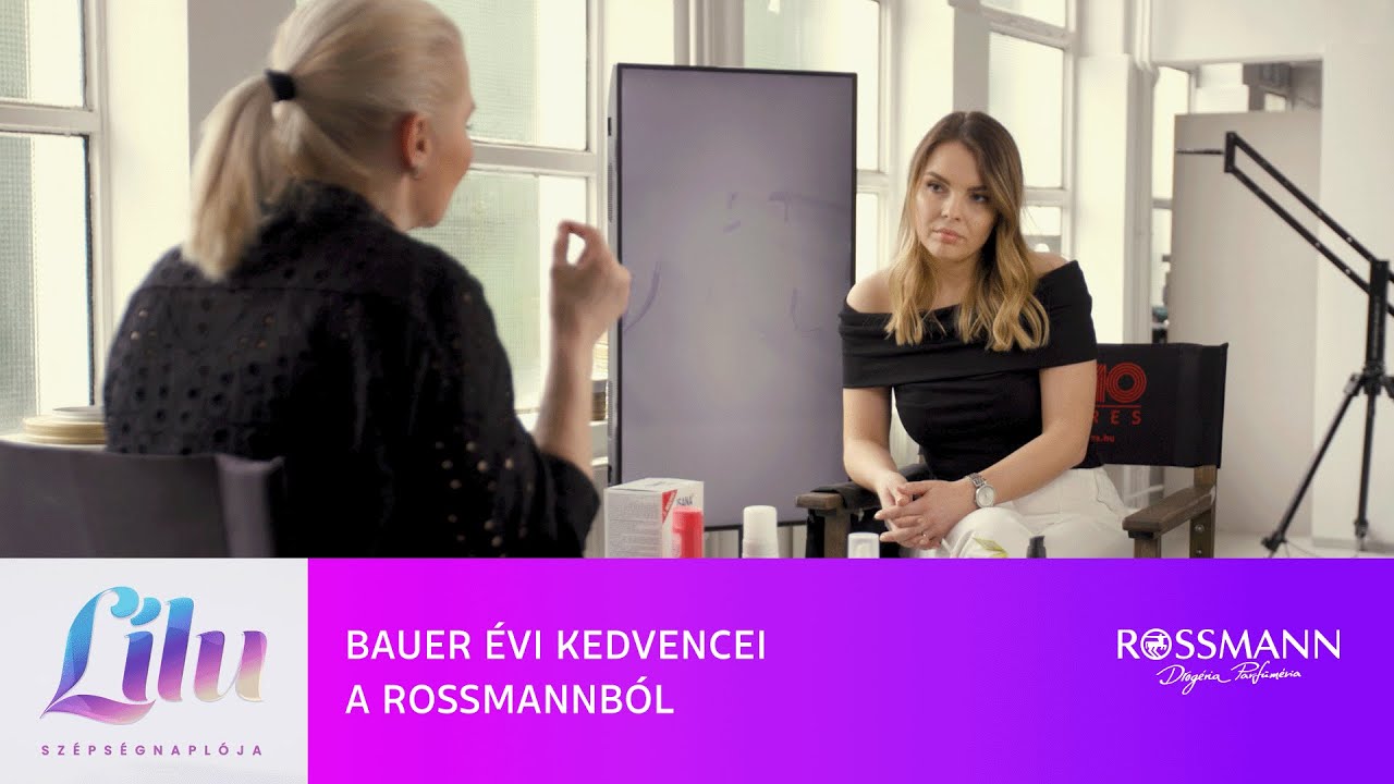 RossmannxLilu / Szépségnapló EP08 - Bauer Évi (Krémmánia) kedvencei a Rossmannból