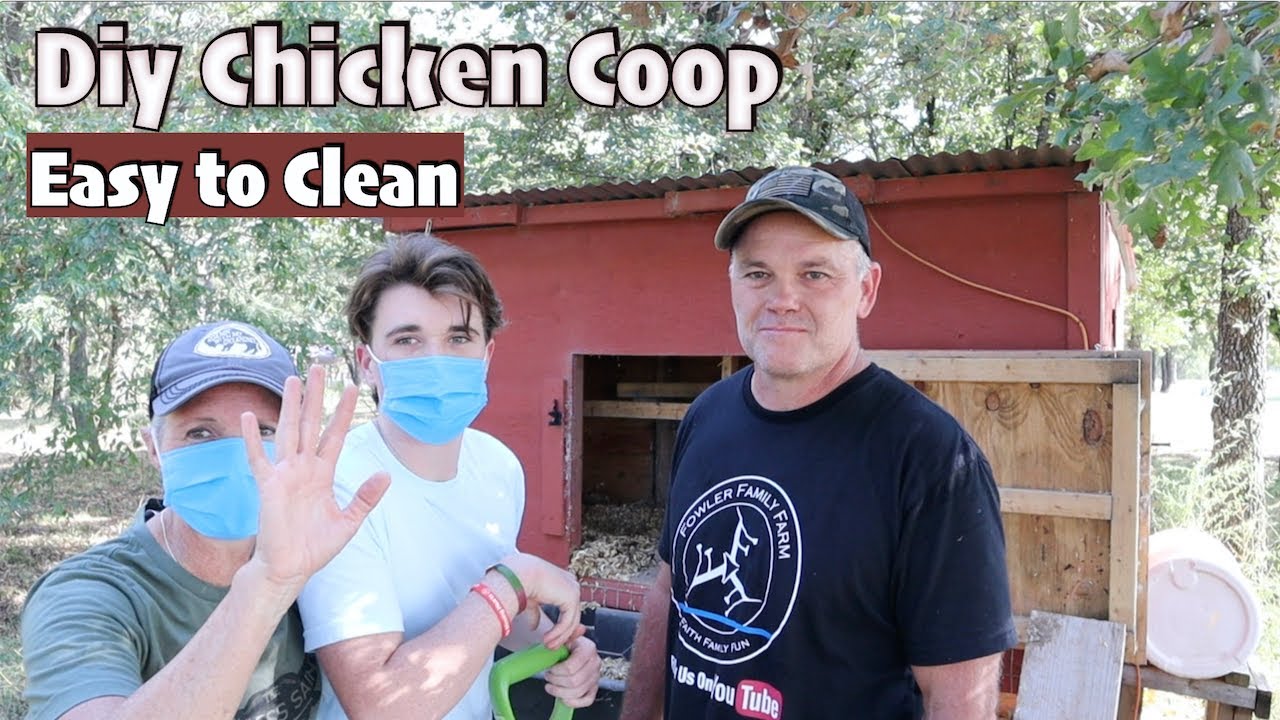 Diy Chicken Coop Tour and Easy to Clean | Predator Proof