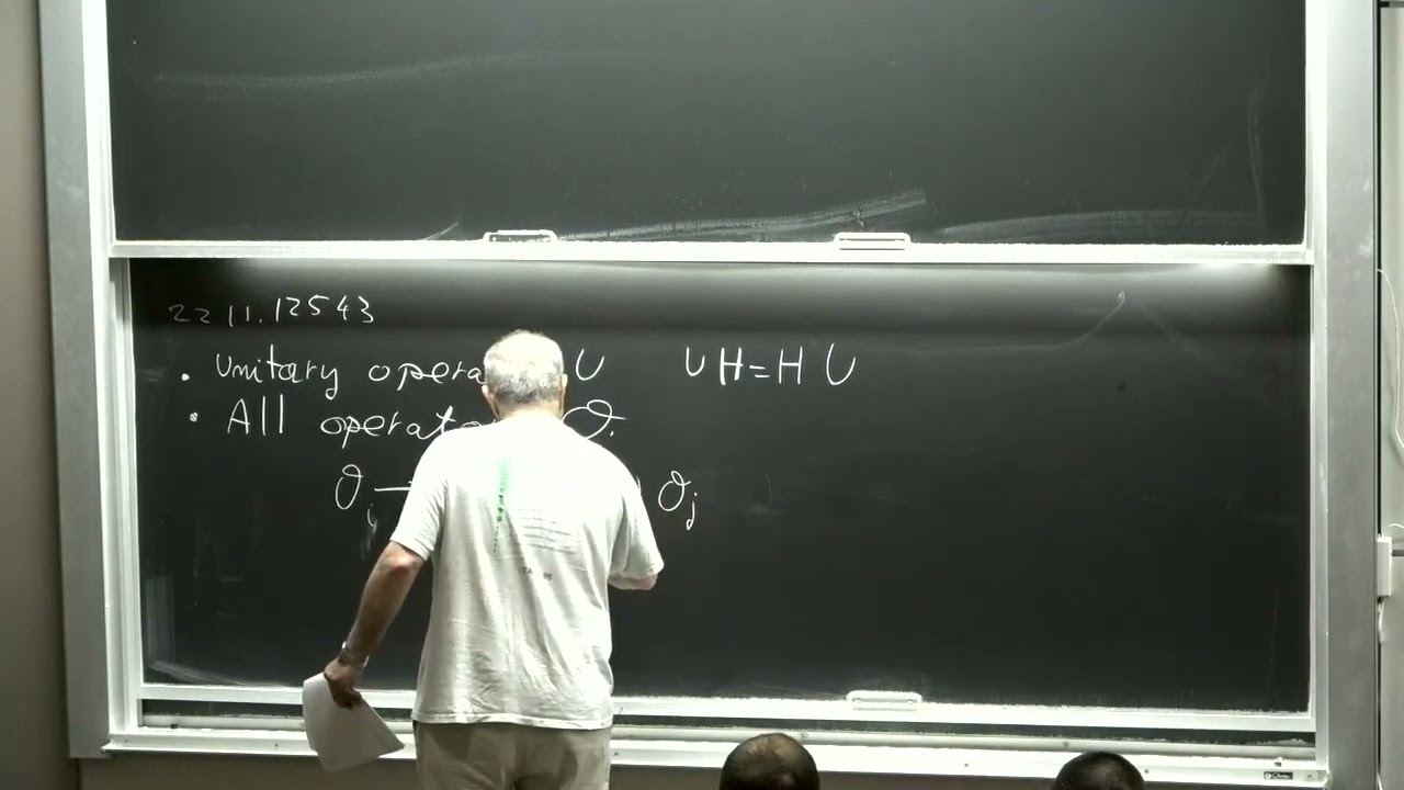 Nathan Seiberg  Lecture 1 on The Power of Symmetry