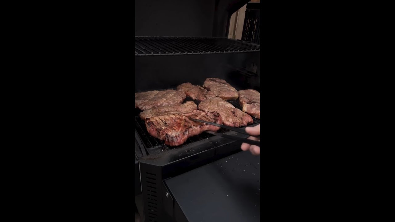 Garlic Bourbon Marinated Pork Steaks