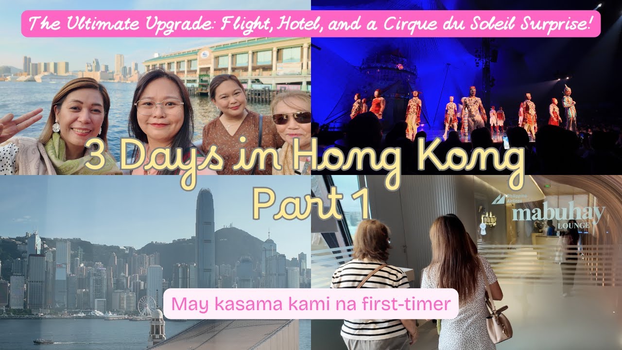3 Days in HK (2025):  PAL Business Class, The Salisbury YMCA, Cirque du Soleil | HK Vlog  part 1🇭🇰