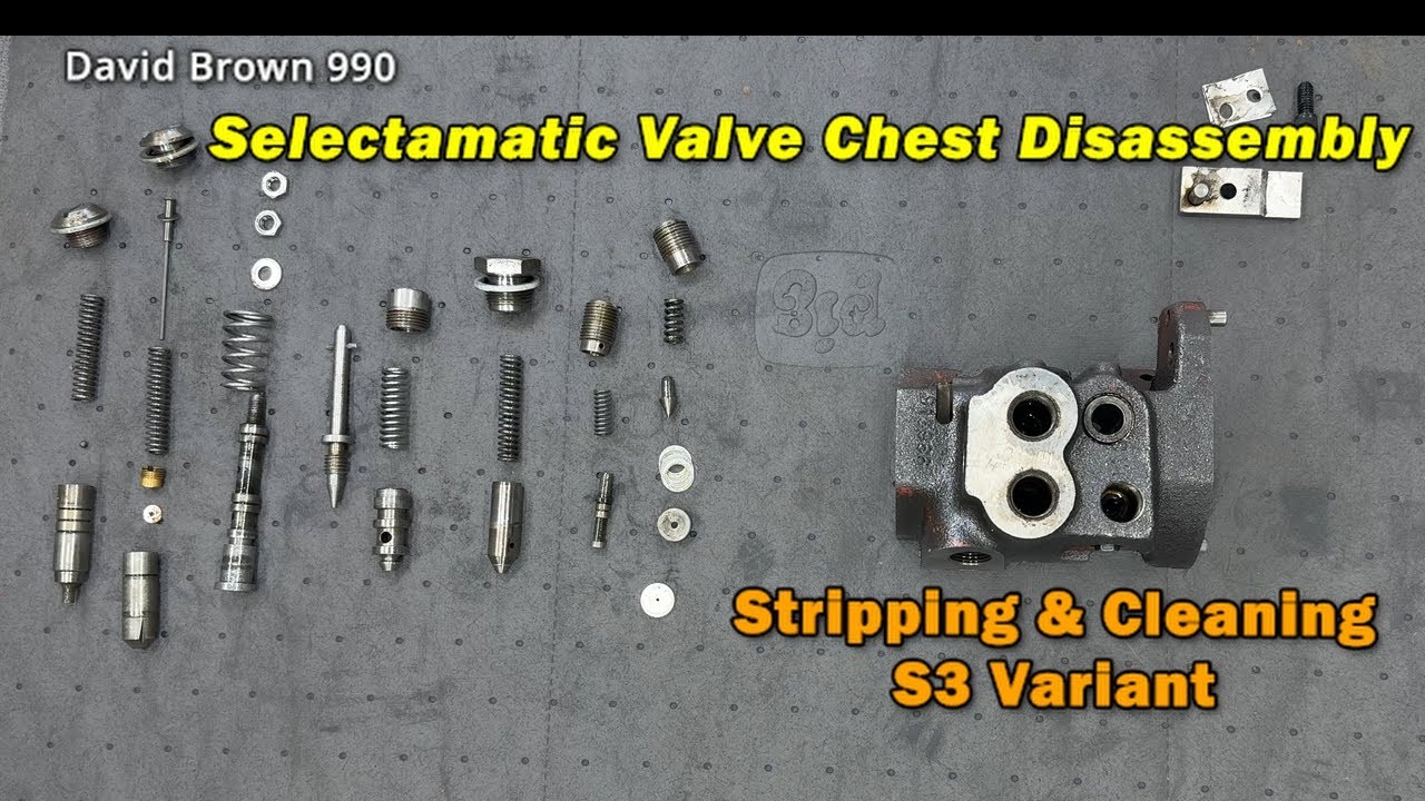 Selectamatic Valve Chest Disassembly & Cleaning | S3 Variant | David Brown 990#9
