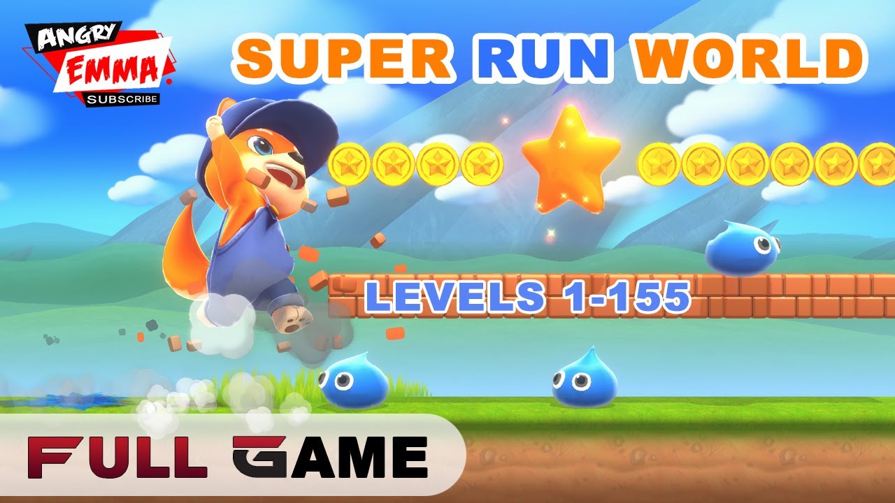 Super Run World: Bro Adventure - FULL GAME (ALL Levels 1-155)
