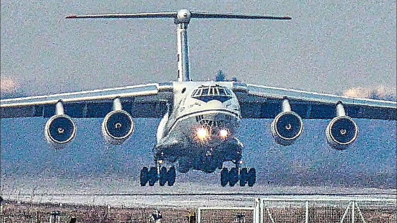 ONLY ACTIVE ILYUSHIN IL-76MF IN WORLD | Egypt Air Force SU-BTY Takeoff from Batajnica