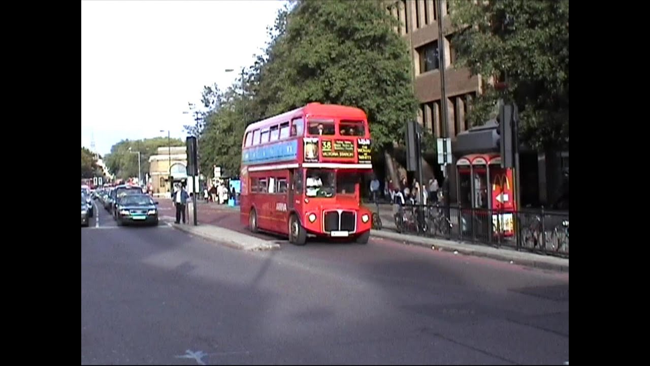 London Buses - Routemasters on Route 38 in 2005