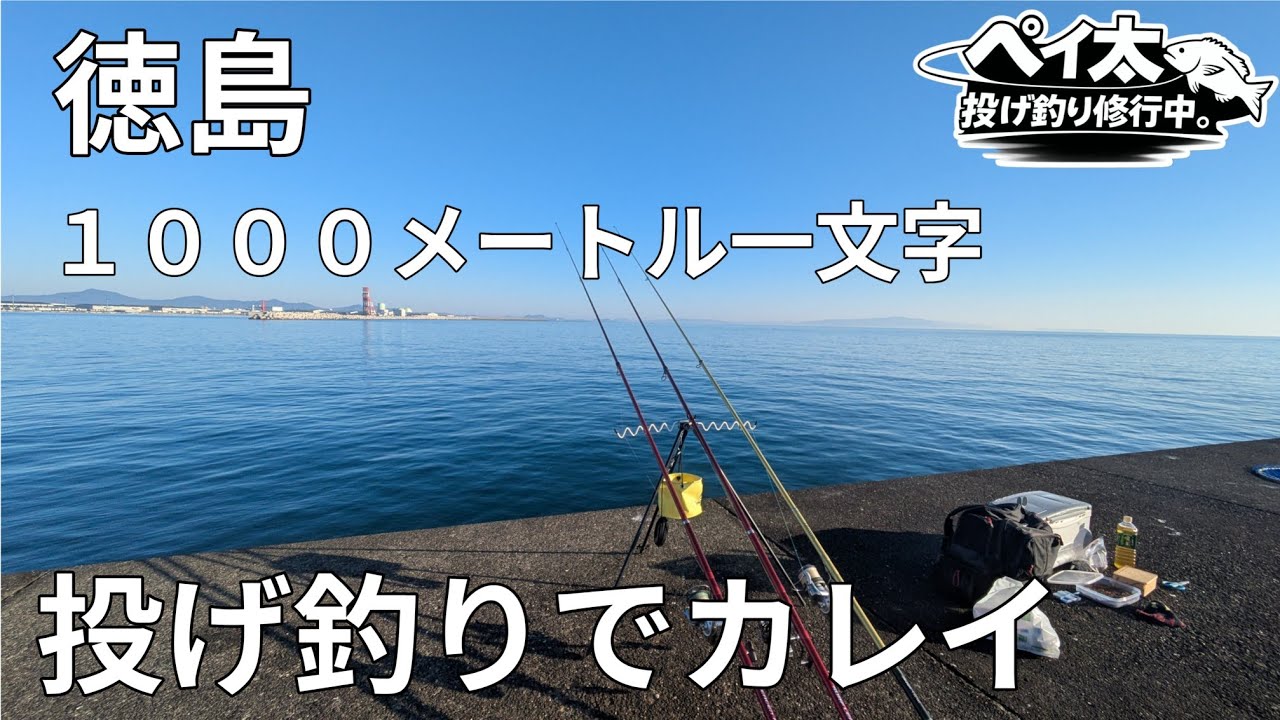 【徳島一文字】投げ釣り師８人でカレイを狙うとまさかの…【徳島県に投げ釣りでカレイを狙う！#1】