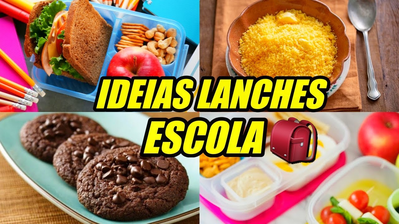6 IDEIAS DE LANCHES PARA ESCOLA - VOLTA AS AULAS 2022