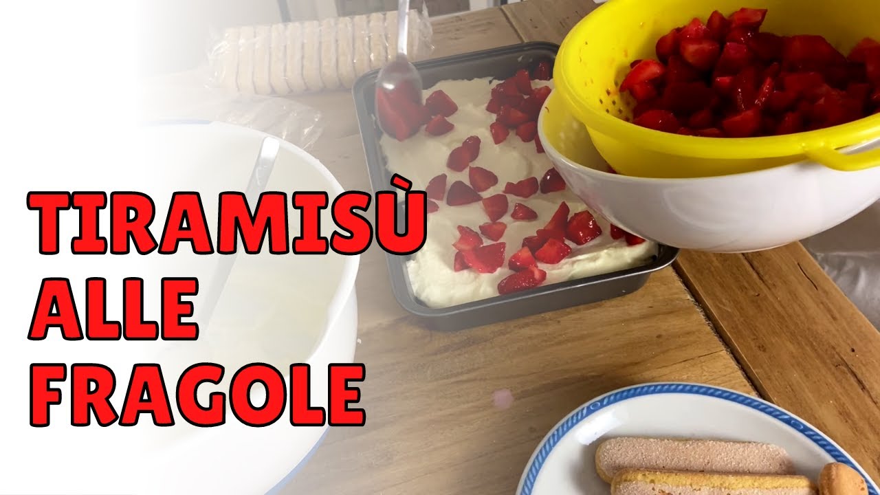 Tiramisù alle fragole | In cucina con Luciana, Massimo e il Bimby!