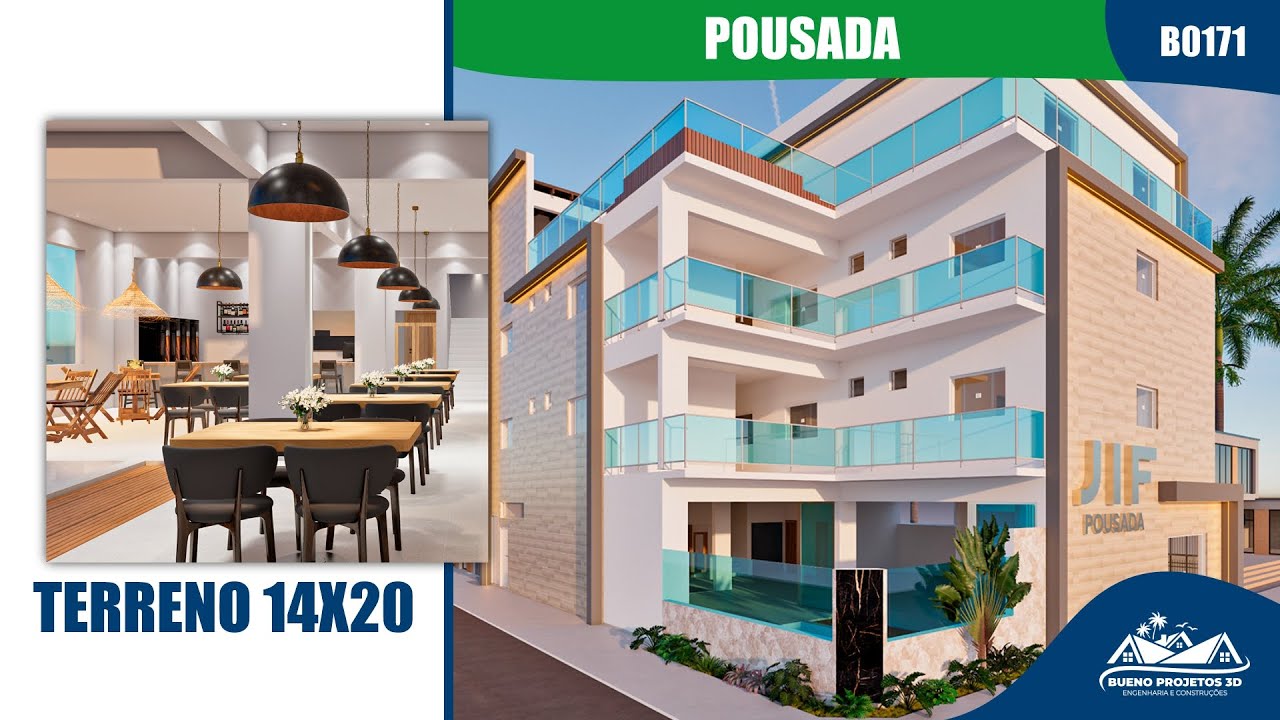 Pousada e restaurante com apartamento na cobertura - Angola África - B0171