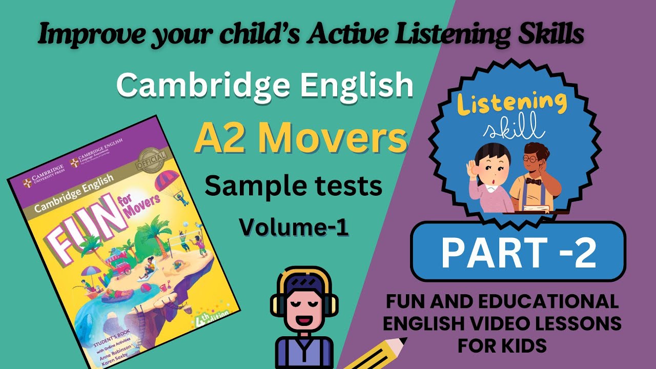 2/5 part of listening tests || Cambridge English Movers Listening Sample Test || visit to zoo