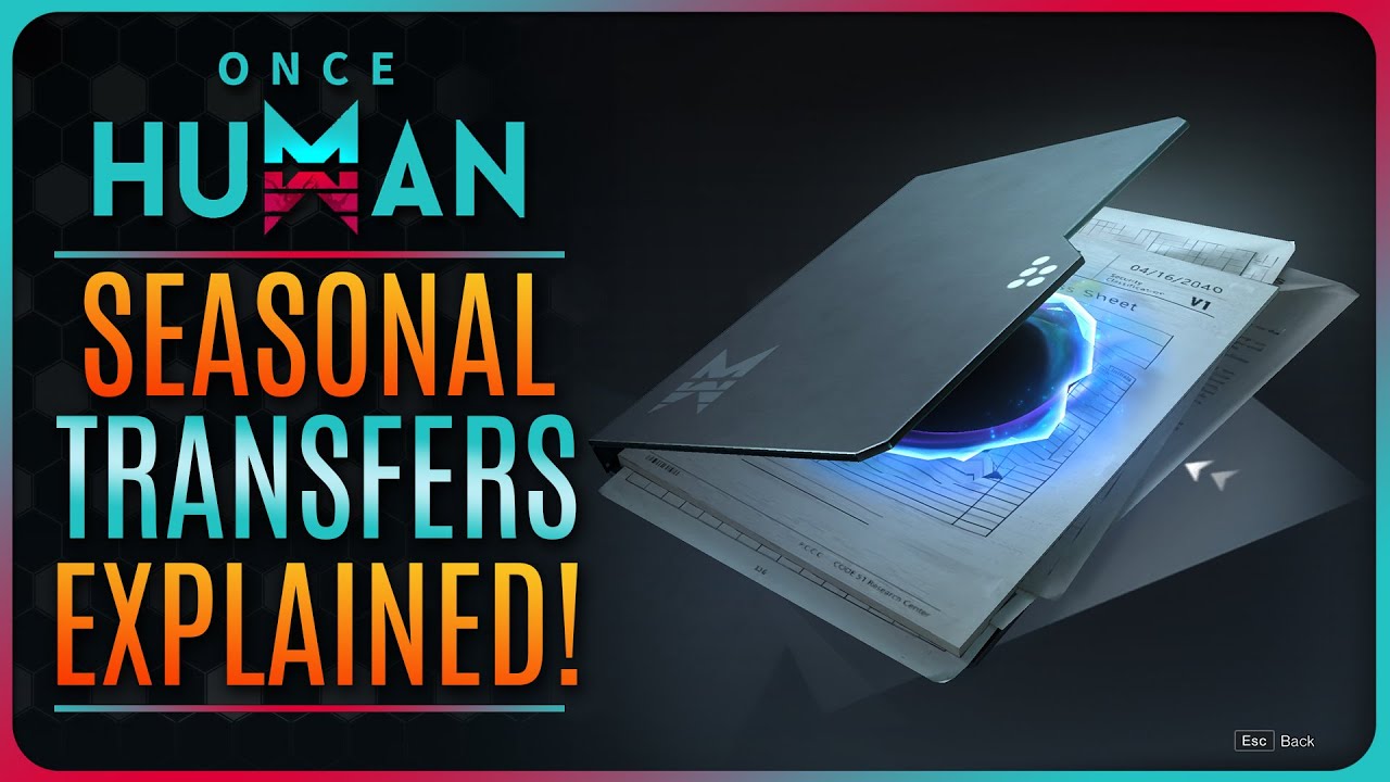 ONCE HUMAN - SERVER TRANSFERS EXPLAINED!!! Everything you need to know!