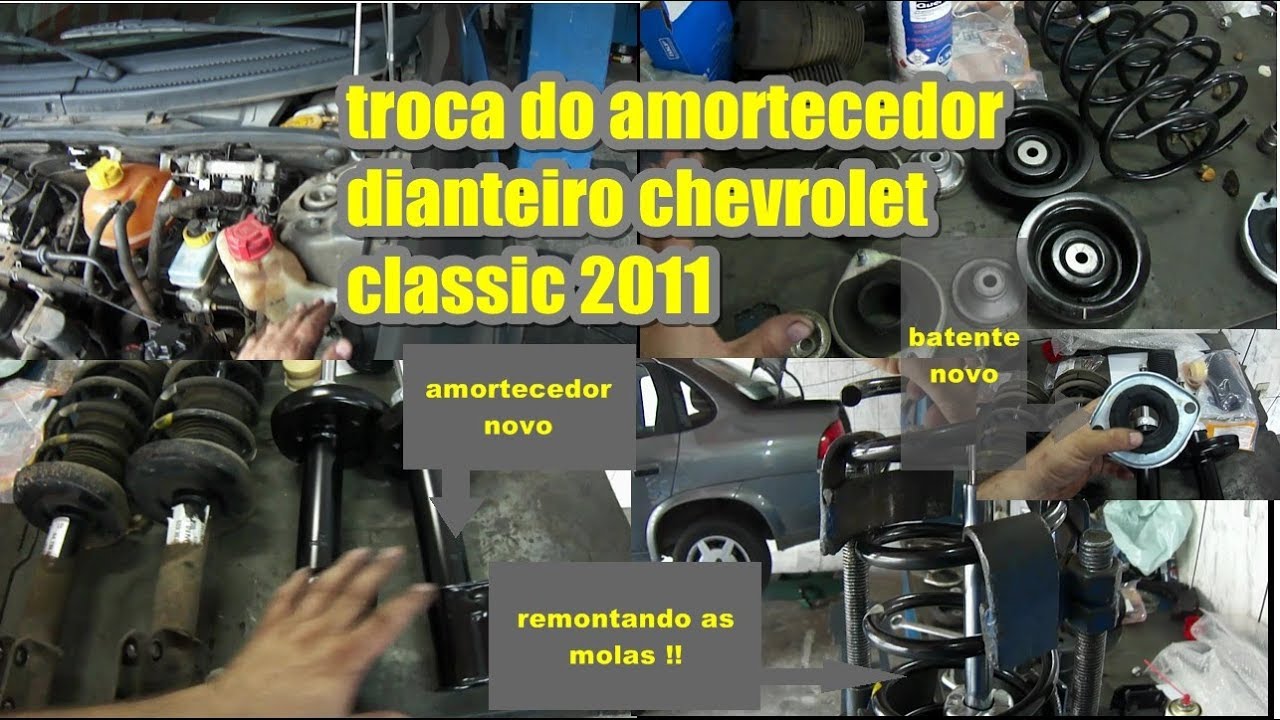 CHEVROLET CLASSIC 2011- TROCA DOS AMORTECEDORES DIANTEIRO - (d.d.m 04/01/19) MECÂNICA AUTOMOTIVA