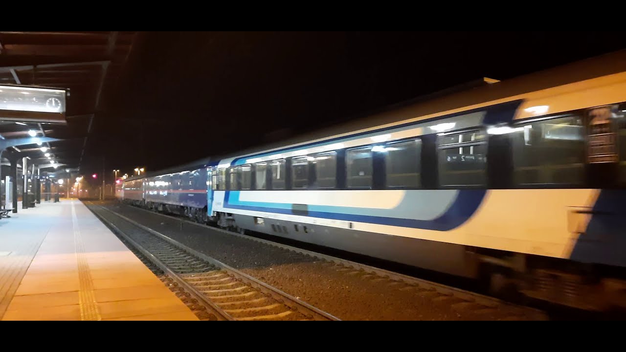 Pierwszy premierowy odjazd  EU44- 008 z IC 457/74010 'Nightjet' ze stacji Brzeg  🤗