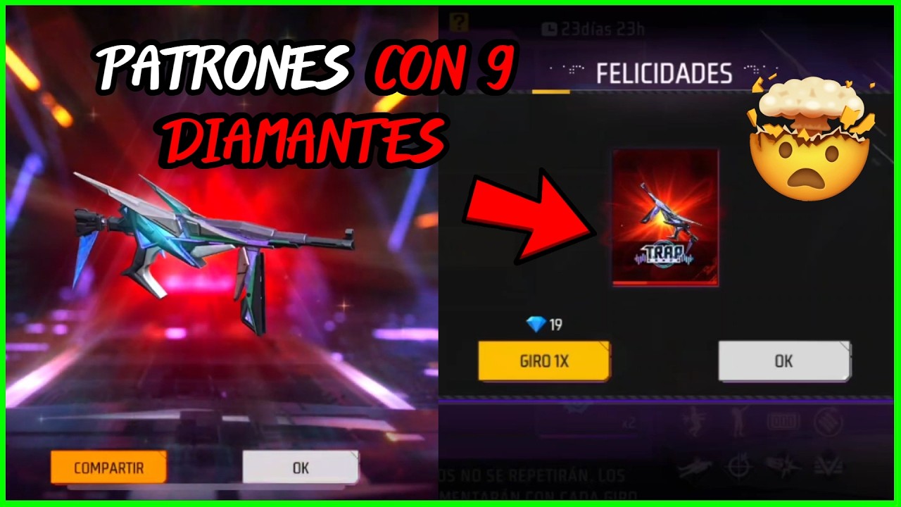 PATRONES para sacar la MP40 SONIDO CROMATICO con 9 DIAMANTES en la Ruleta mágica