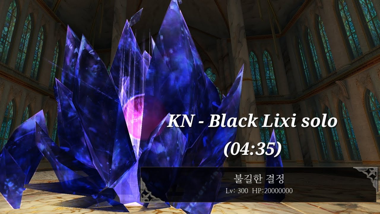 [Toram Online] KN / Black Lixi solo (04:35)