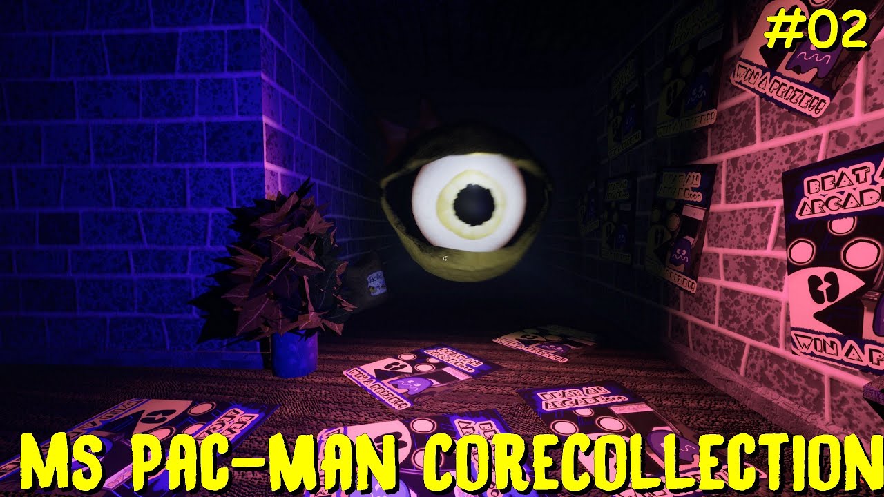 Pac-Man: Core Collection #02 (MS Pac-Man) Playthrough Gameplay