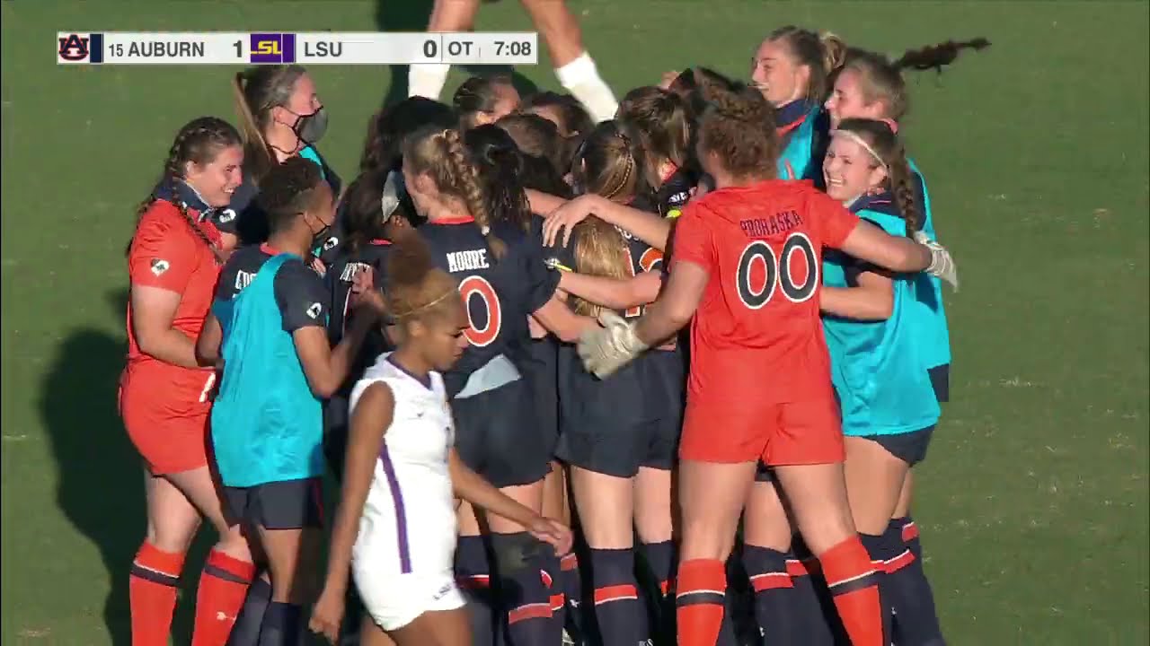 Auburn Soccer vs LSU Highlights