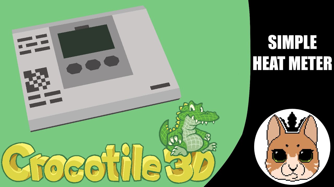 Simple Heat Meter in Crocotile 3D