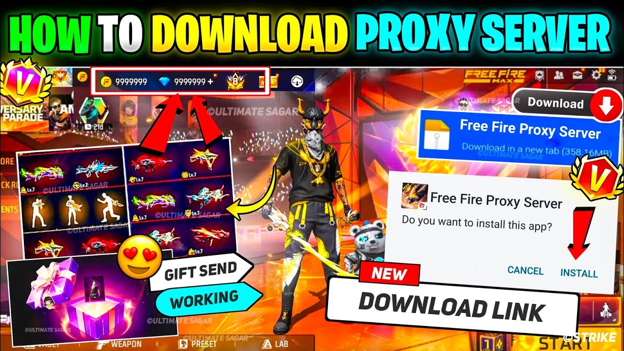 How To Download Proxy Server Free Fire || Proxy Server Kaise Download Karen | Proxy Server Free Fire
