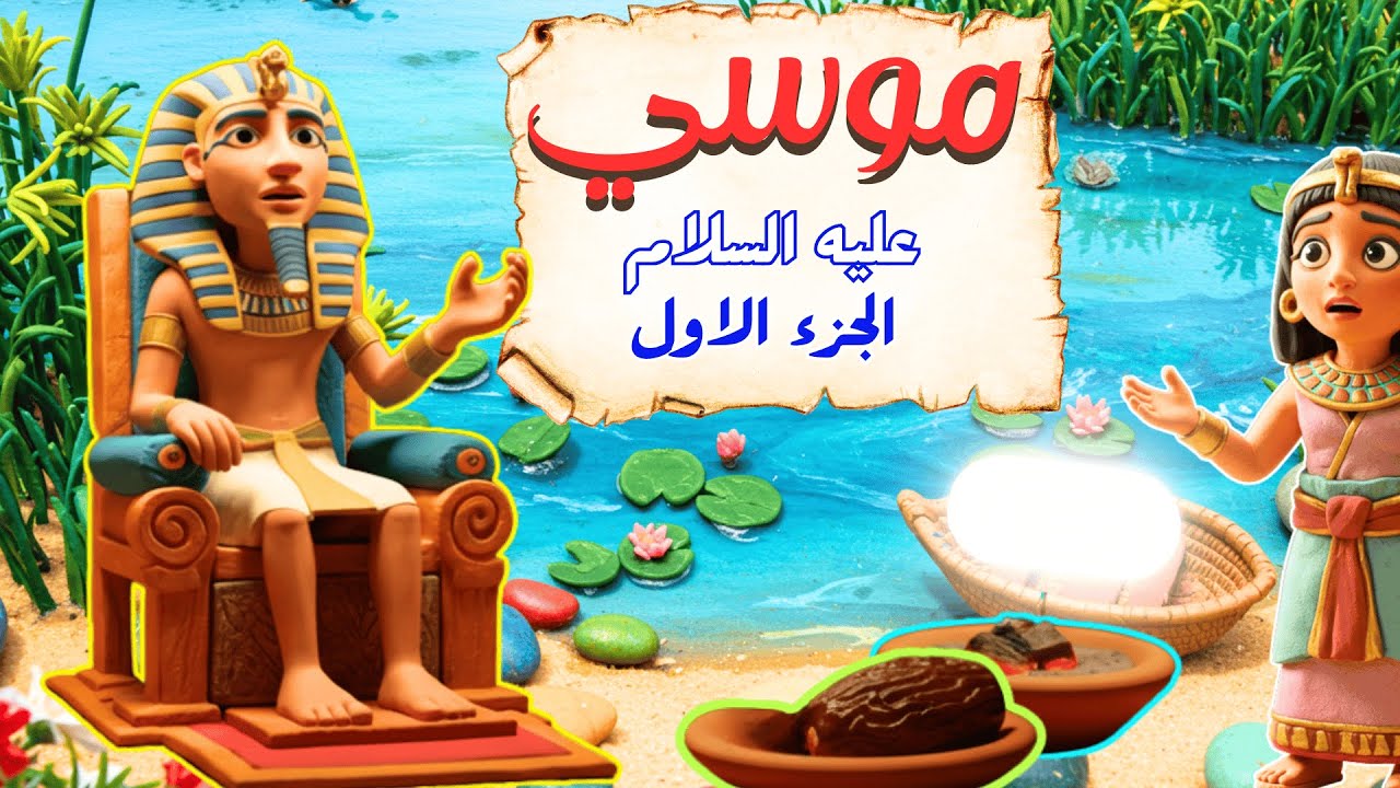 قصة سيدنا موسى عليه السلام – الجزء الأول | قصص الأنبياء للأطفال | قصص القرآن مع ارنوب الحبوب