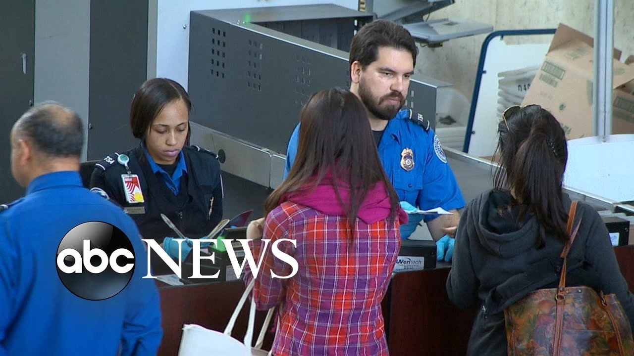 The government shutdown impacts security at US airports