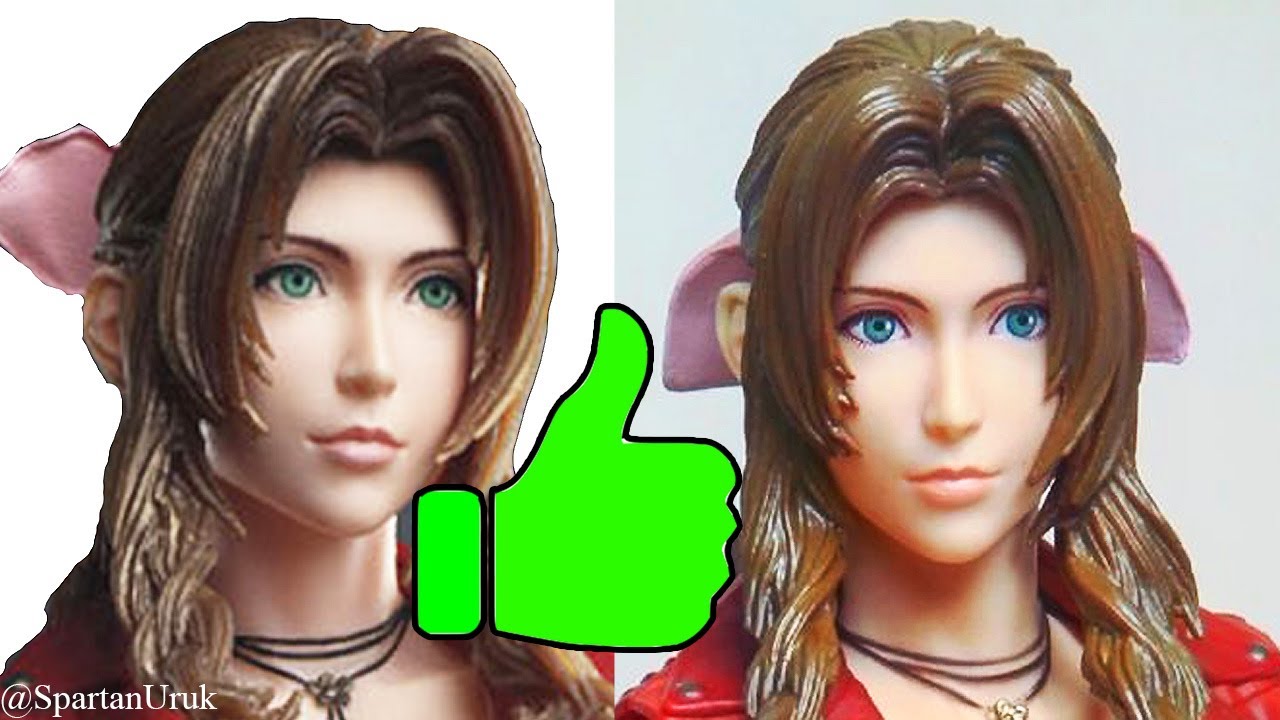 THANK GOD FOR THIS!.. Play Arts Kai Aerith Final Fantasy VII Remake Inhand Photos