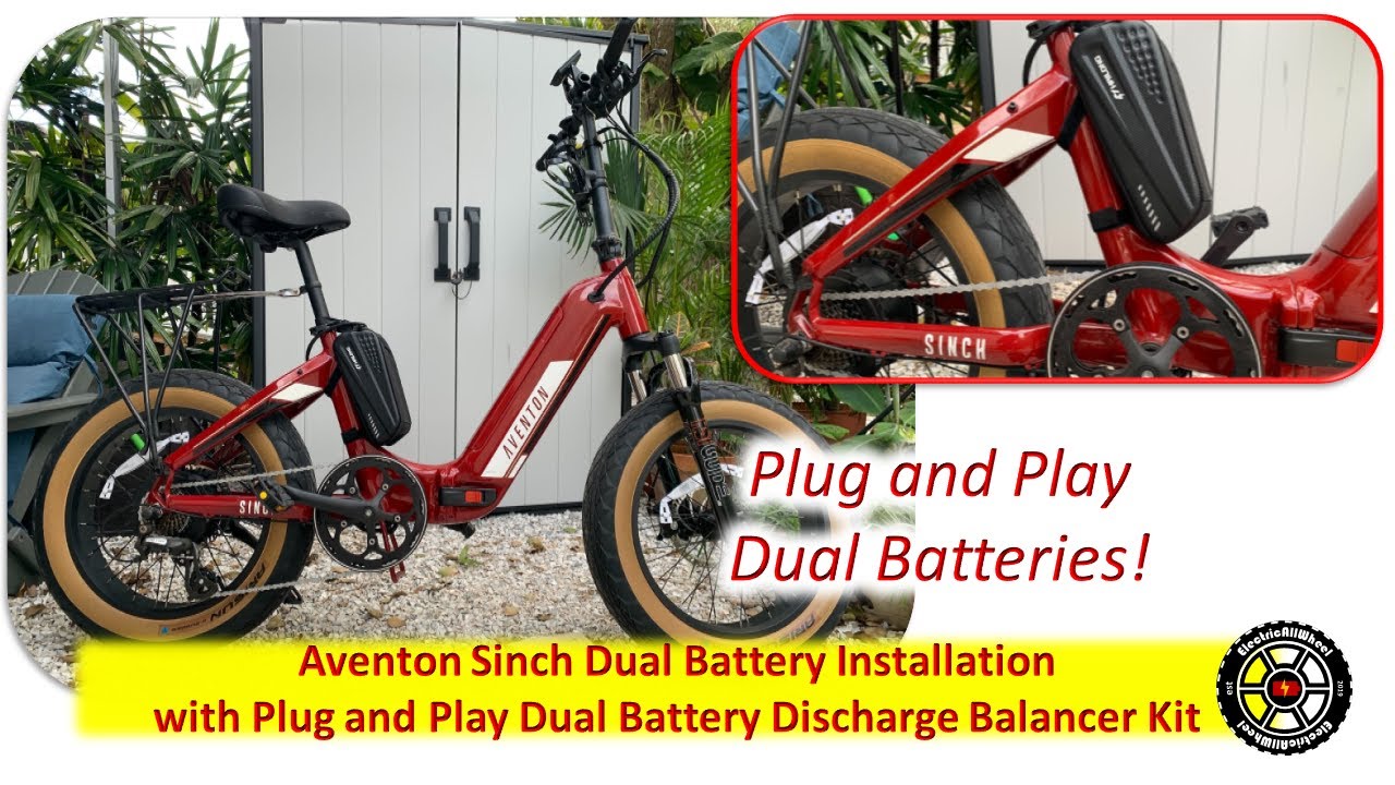 Aventon | Sinch | Plug and Play Dual Battery Discharge Balancer Kit | Install Two Batteries