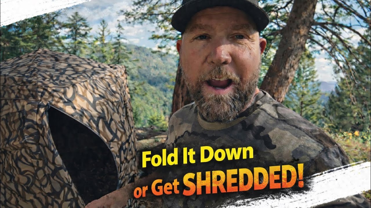 Fold it down or get SHREDDED! | Bears Vs Ground Blinds  