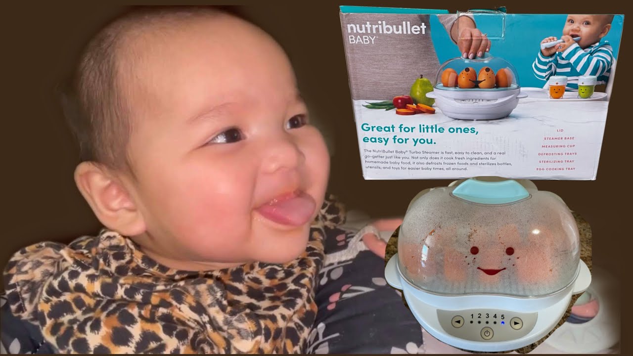 How to make baby food - Baby Bullet Steamer/Nutribullet Baby Unboxing