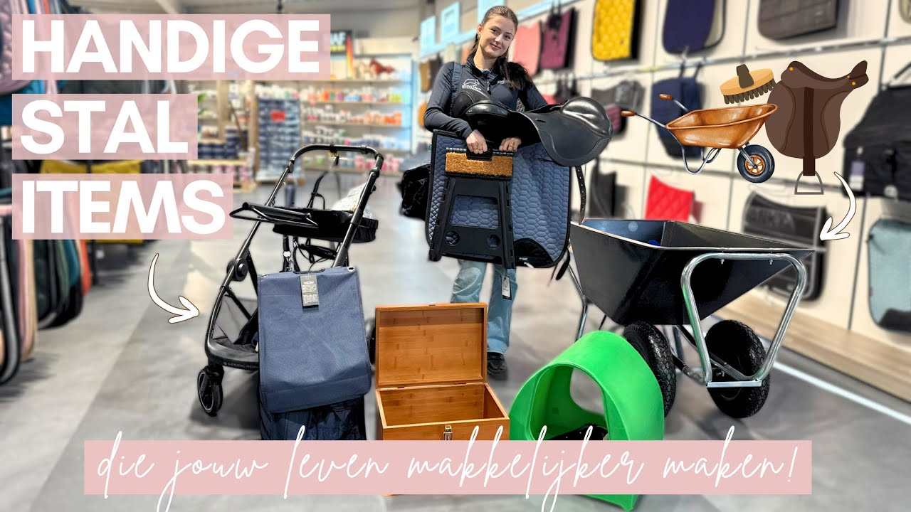 Deze stal items maken jouw leven makkelijker! 🐴🧹✨