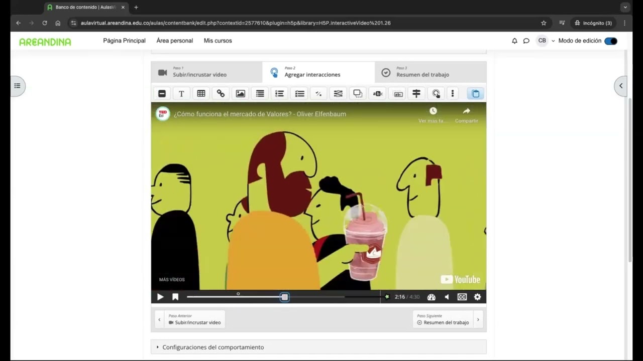 Video Interactivo con H5P