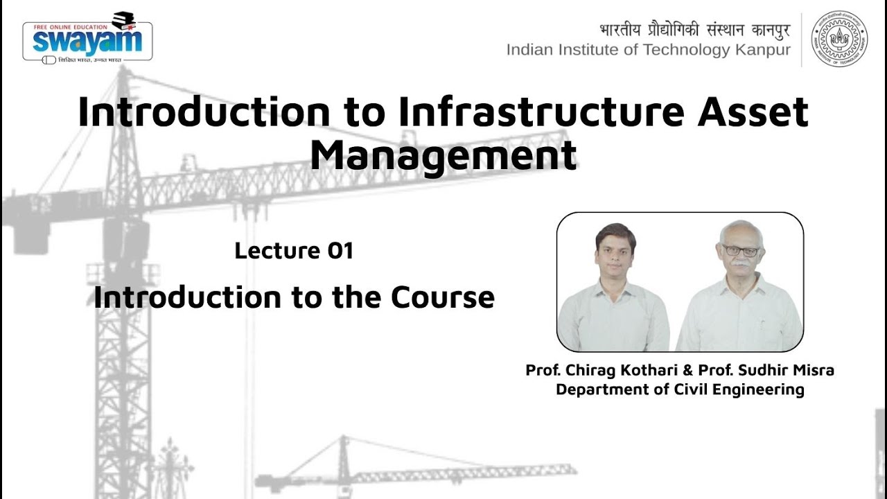 Lecture 01: Introduction to the Course