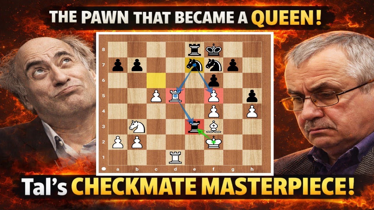 When the Pawn Became a Queen and Tal Turned Chaos into Pure Checkmate Art