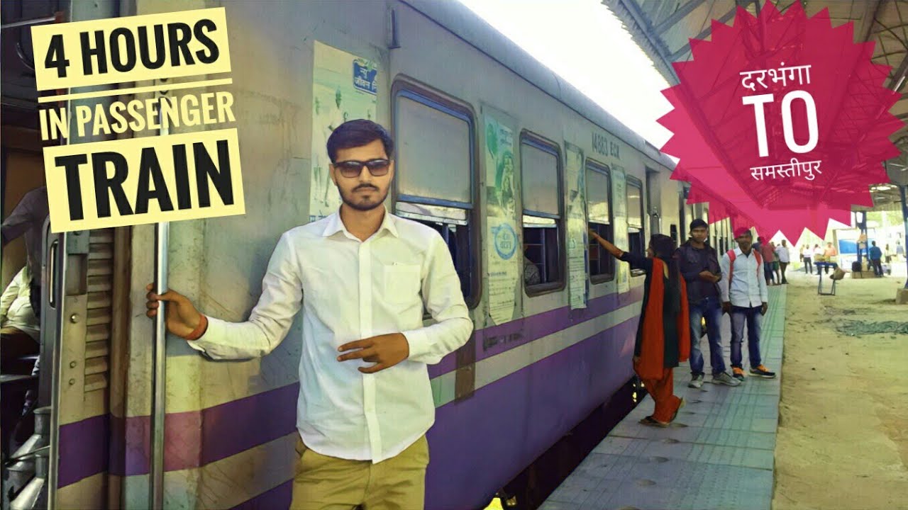 🚂 Darbhanga to Samastipur in passenger train