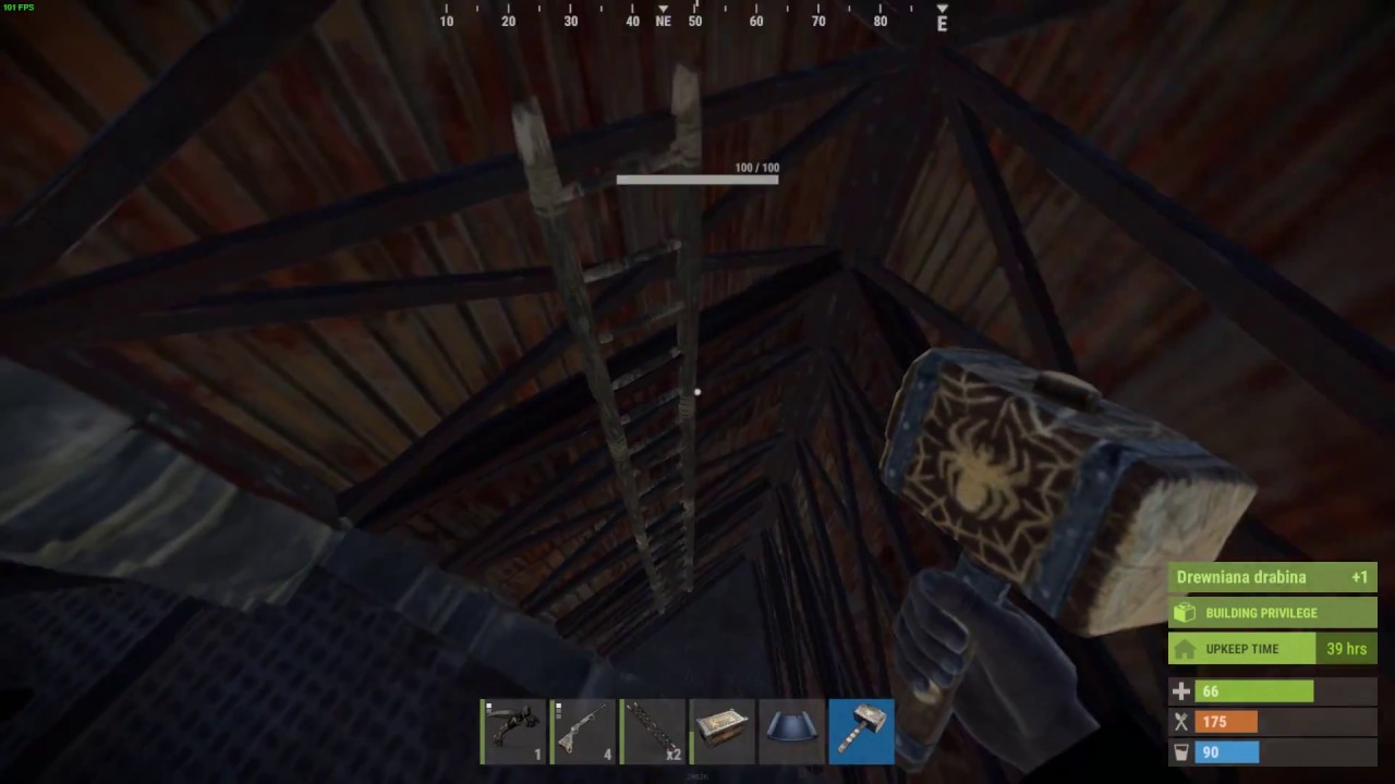 RUST - FlyHack na drabinie