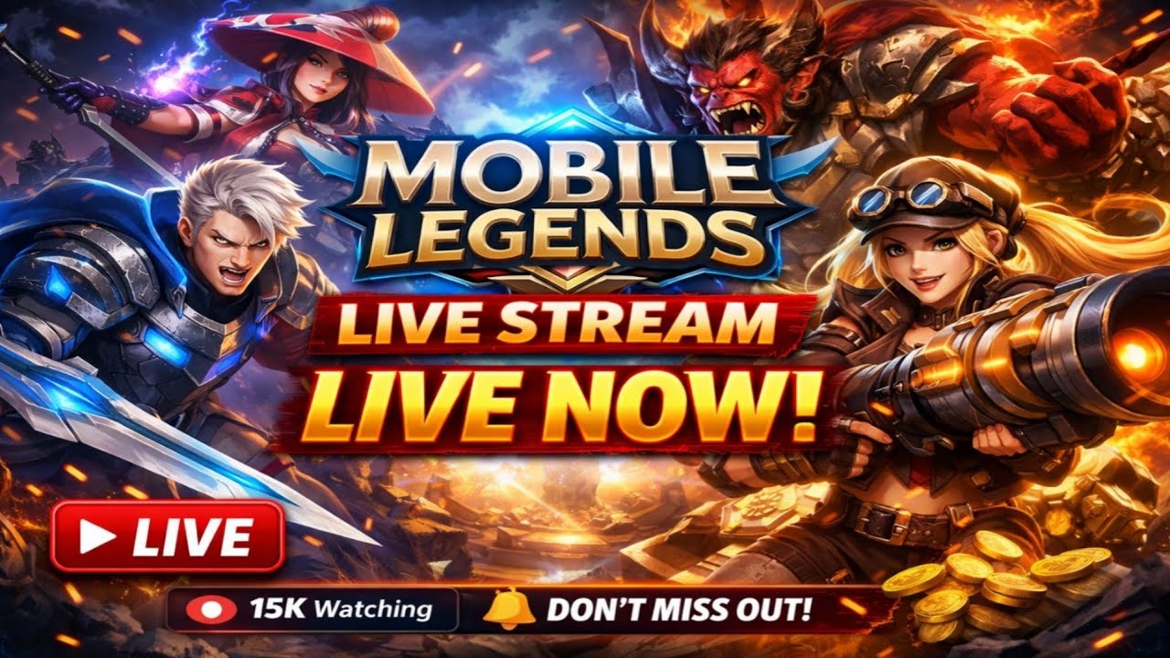 Mobile Legends LIVE 🔴 | Rank Push Grind 💪 | Mythic Road Begins 🔥