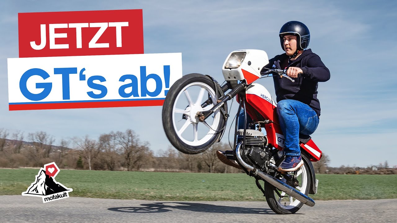Maximaler Speed nach Mofa-Tuning | Hercules Prima GT