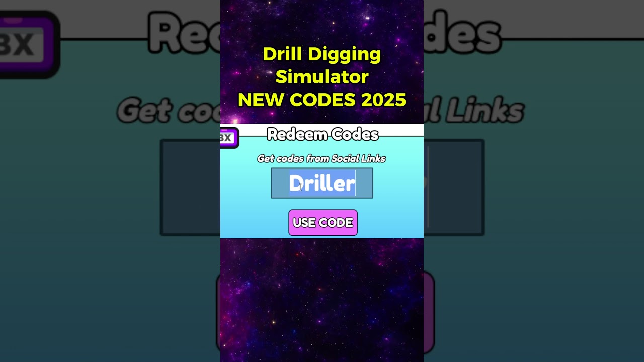 Roblox Drill Digging Simulator Codes 2025
