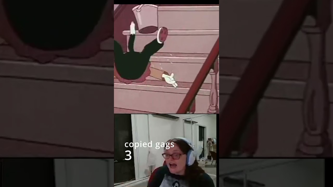 how many new gags vs retraced gags in one minute of TerryToons? #animationhistory #cartoon  #funny