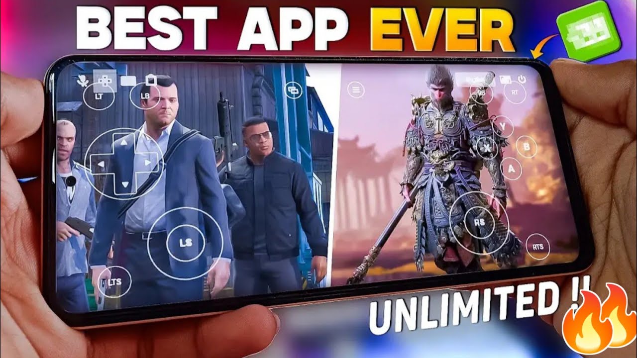 Play UNLIMITED TIME Black Myth Wukong & GTA V In  Android FREE.
