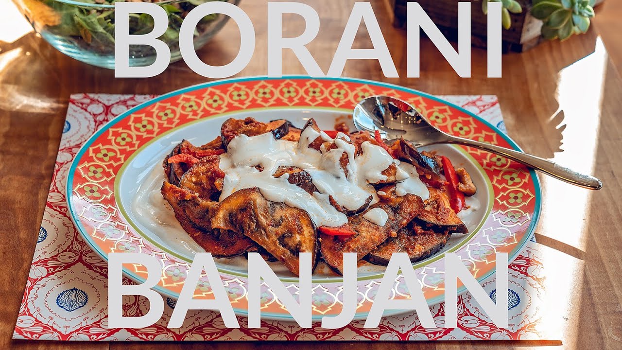 BORANI BANJAN | AFGHAN EGGPLANT WITH GARLICKY YOGURT SAUCE (VEGETARIAN 2019)