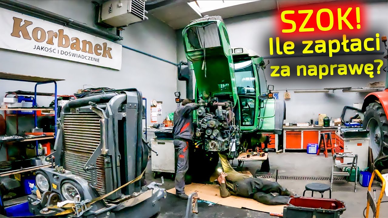 Się nawywijało 👉 Ciągnik Fendt 312 z poważną awarią na serwisie firmy [Korbanek]