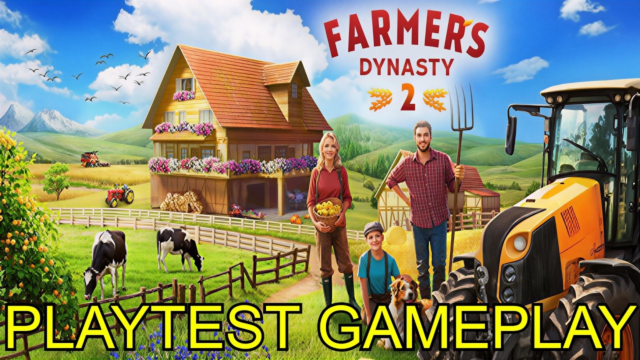 Farmer's Dynasty 2 Playtest Gameplay